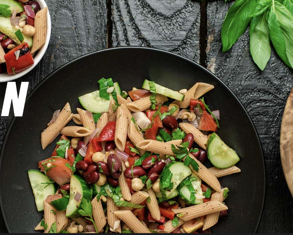 MEDITERRANEAN PROTEIN PASTA SALAD