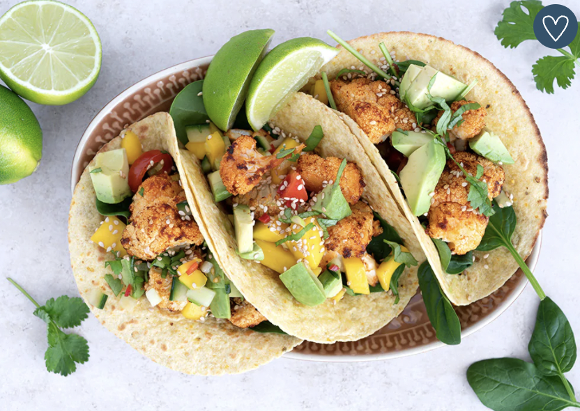 Vegetar taco med blomkål